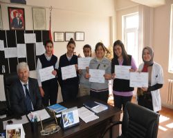 Atatrk Anadolu Salk Meslek Lisesi rencileri Avrupa dan Dnd